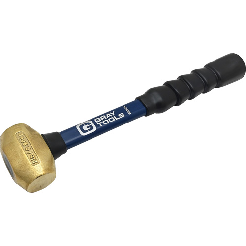 Brass Hammer, 2 lbs. Head Weight, 14" L Rock Safety Industrial Ltd