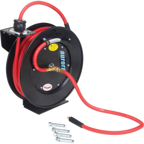 Hose Reel, Air/Water, 3/8" x 50', Single Hose, 300 psi Rock Safety Industrial Ltd