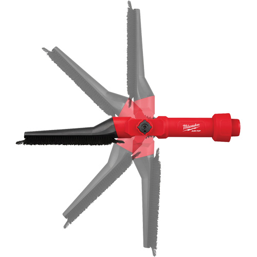 Brosse pivotante &agrave; profil bas Air-Tip Rock Safety Industrial Ltd