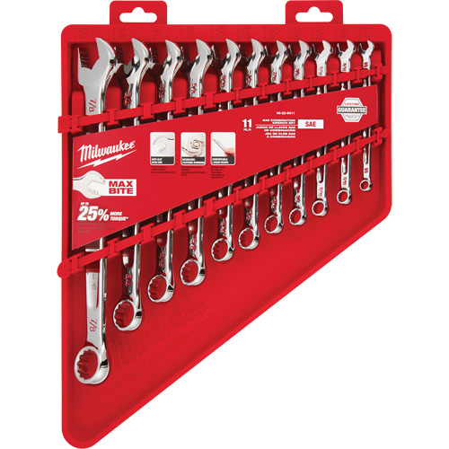Jeu de cl&eacute;s SAE, Combinaison, 11 morceaux, Imp&eacute;rial Rock Safety Industrial Ltd