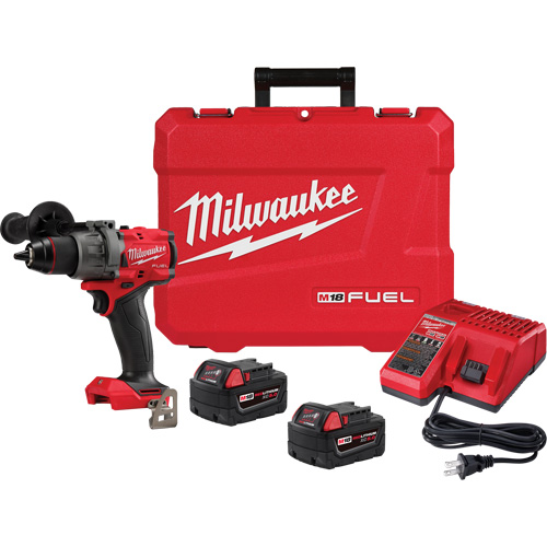 Ensemble perceuse/visseuse M18 FUEL, Lithium-ion, 18 V, Mandrin 1/2", Couple 1400 lp-po Rock Safety Industrial Ltd