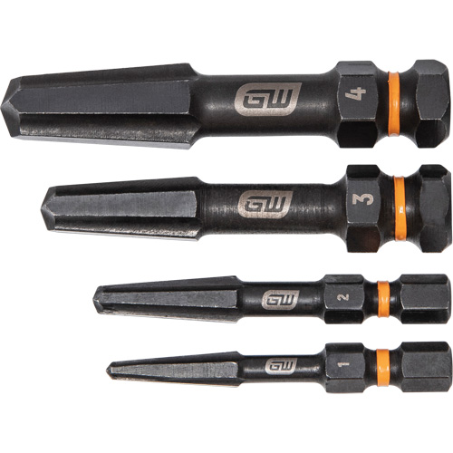 Bolt Biter Screw Extractor Set, High Speed Steel, 4 Pieces Rock Safety Industrial Ltd