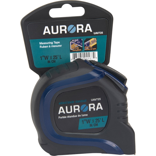 Ruban &agrave; mesurer, 1" x 25', Marques de goujon Imp&eacute;rial & m&eacute;trique Rock Safety Industrial Ltd