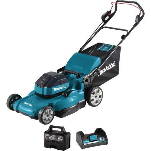 Tondeuse sans fil avec moteur sans balai, Pouss&eacute;e, &agrave; pile, Largeur de coupe 21" Rock Safety Industrial Ltd