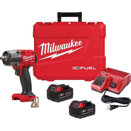 Ensemble cl&eacute; &agrave; chocs de couple moyen M18 Fuel avec bague de friction, 18 V, Mandrin 1/2" Rock Safety Industrial Ltd