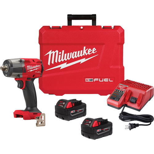Ensemble de cl&eacute; &agrave; choc de couple moyen M18 Fuel avec cheville d'arr&ecirc;t, 18 V, Mandrin 1/2" Rock Safety Industrial Ltd