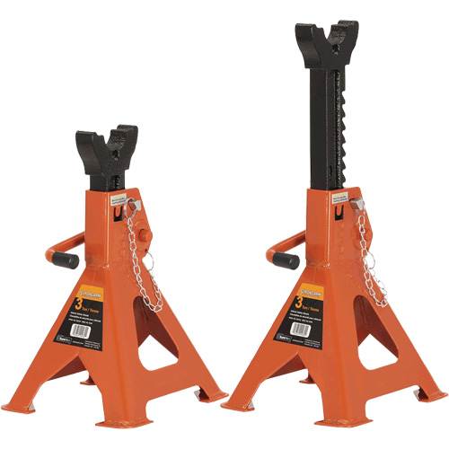 853B B&eacute;quilles de cric, Poign&eacute;e/rochet verrouillable, Capacit&eacute; de 3 tonne(s), 11" - 16" h Rock Safety Industrial Ltd