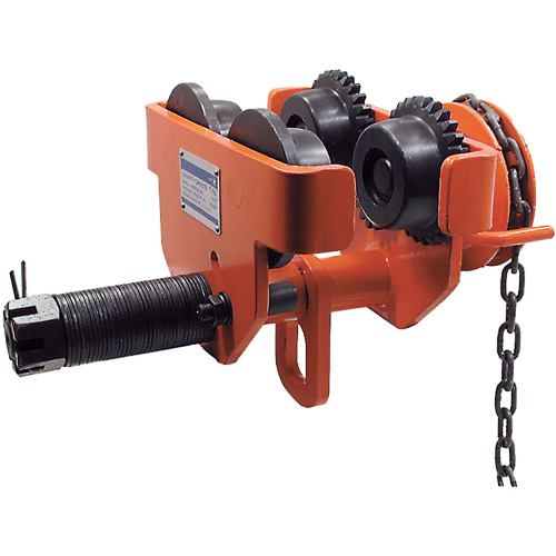 SGT Series Heavy-Duty Geared Trolley, 20000 lbs. (10 tons) Capacity, 4-15/16" - 8-1/32" Rock Safety Industrial Ltd