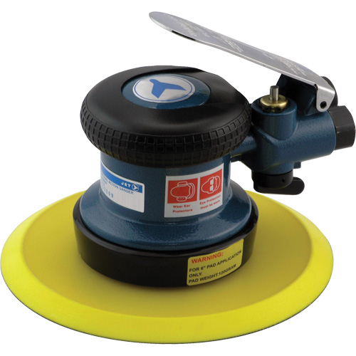 DA63NV Heavy-Duty Dual-Action Non-Vac Random Orbital Sander, 6" Dia., 1/4" NPT Inlet, 10000 RPM Rock Safety Industrial Ltd
