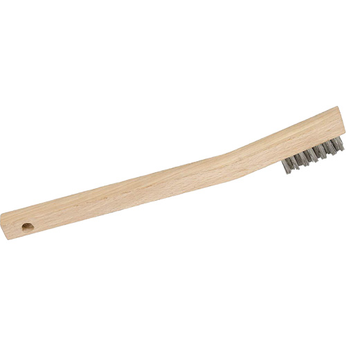 3MHSS Mini brosse &agrave; gratter en fil m&eacute;tallique, Acier inoxydable, 3 x 7 rangs de fils, Longueur 7-3/4" Rock Safety Industrial Ltd
