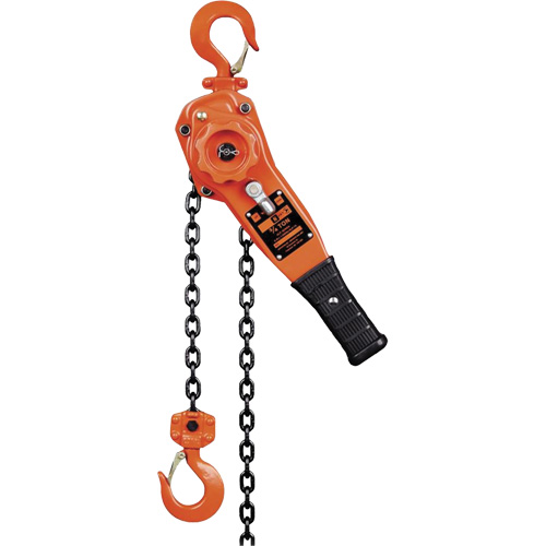 KLP Series Lever Chain Hoists, 5' Lift, 1500 lbs. (0.75 tons) Capacity, Steel Chain Rock Safety Industrial Ltd