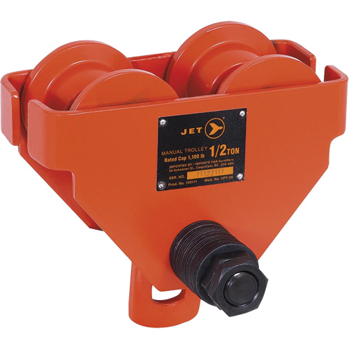 VPT-05 Manual Trolley - VBT Series, 1100 lbs. (0.5 tons) Rock Safety Industrial Ltd