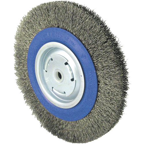 Brosse rotative &agrave; fil torsad&eacute;, 8" dia., Fils 0,014", Arbre 1/2" - 5/8" - 2 Rock Safety Industrial Ltd