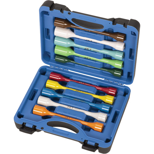 JTLS-1210S Jeux de douilles limiteurs de couple, Prise 1/2", Couple de 65 lb-pi/80 lb-pi/100 lb-pi/120 lb-pi/140 lb-pi/45 lb-pi/135 lb-pi, Multiple Rock Safety Industrial Ltd