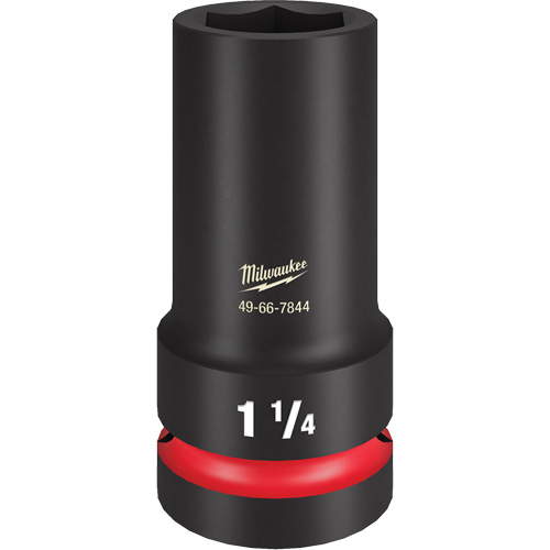 Douille &agrave; paroi extra mince Shockwave Impact Duty, Chocs, 1-1/4", Prise 1", 6 pans, Profond Rock Safety Industrial Ltd
