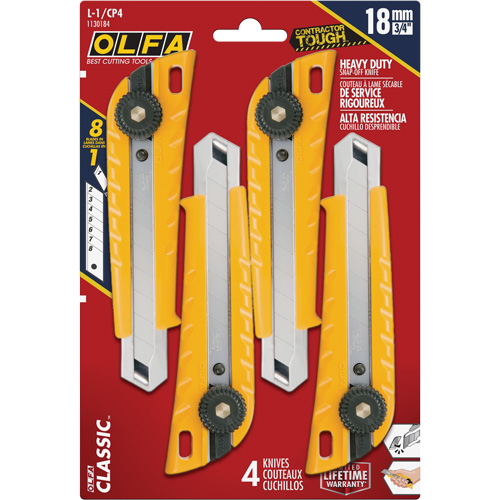 MXP-L Ratchet Knife with Die-Cast  Handle, 18 mm Rock Safety Industrial Ltd