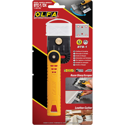 Grattoir BTC-1/DX d'usage multiple avec t&ecirc;te ajustable Rock Safety Industrial Ltd