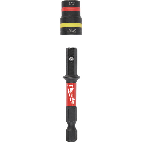 Tourne-&eacute;crous 2-en-1 Shockwave Impact Duty Quik-Clear, 5/16"/1/4" prise, 2-1/4" lo, Magn&eacute;tique Rock Safety Industrial Ltd