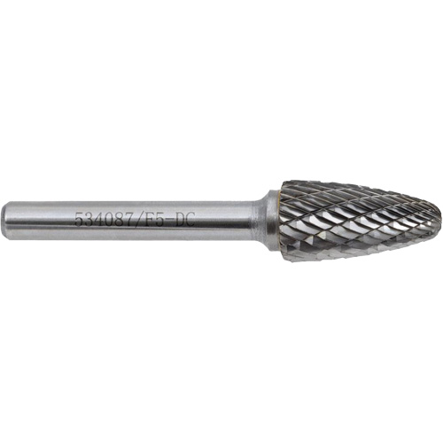 F1-DC Fraise arboriforme JET-KUT (embout rayon), 1/4" dia. Rock Safety Industrial Ltd