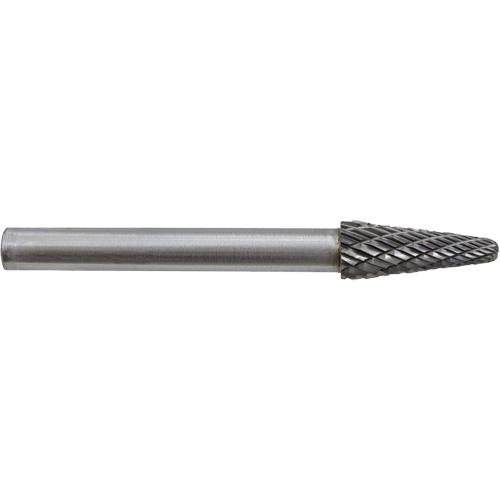 L2-DC JET-KUT Taper Shape Bur 9 (Radius End), 5/16" Dia. Rock Safety Industrial Ltd