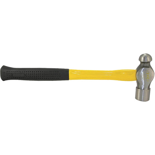IBP-24F Ball Pein Hammer, 24 oz. Head Weight, Plain Face, Fibreglass Handle Rock Safety Industrial Ltd