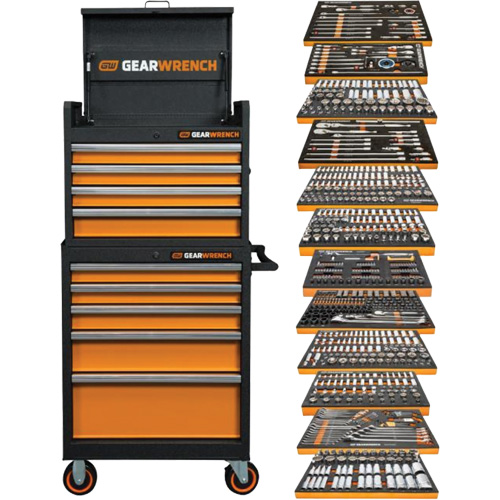 Mechanic's Tool Set & Storage, 791 Pieces Rock Safety Industrial Ltd