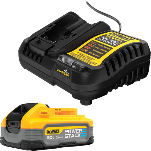 Ensemble de batterie POWERSTACK, Lithium-ion, 20 V, 5 Ah Rock Safety Industrial Ltd
