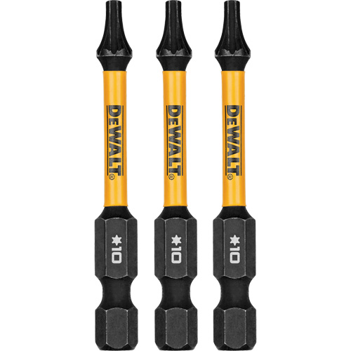 3-Piece FLEXTORQ&reg; Impact Screwdriving Bits, Torx, T-10, 1/4" Drive Rock Safety Industrial Ltd