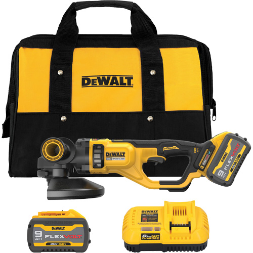 MAX Large Angle Grinder Kit, 7" - 9" Wheel, 60 V Rock Safety Industrial Ltd