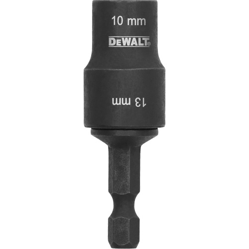 Tourne-&eacute;crou &agrave; double embout d&eacute;tachable FLEXTORQ, 13 mm prise, 4-4/5" lo, Magn&eacute;tique Rock Safety Industrial Ltd