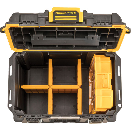 ToughSystem&reg; 2.0 Deep Compact Toolbox, 10" x 15-7/20" x 13-4/5", Black/Yellow Rock Safety Industrial Ltd