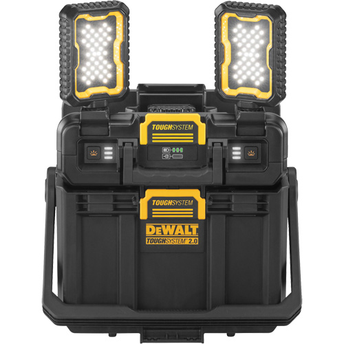 Baladeuse ajustable ToughSystem 2.0 avec rangement, 16" x 11" x 14", Noir/Jaune Rock Safety Industrial Ltd