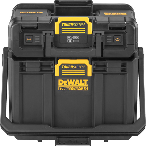 Baladeuse ajustable ToughSystem 2.0 avec rangement, 16" x 11" x 14", Noir/Jaune Rock Safety Industrial Ltd
