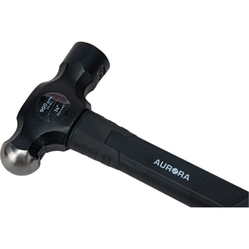 Marteau &agrave; panne ronde, Poids de la t&ecirc;te 32 oz, Face Ordinaire, Prise Fibre de verre Rock Safety Industrial Ltd