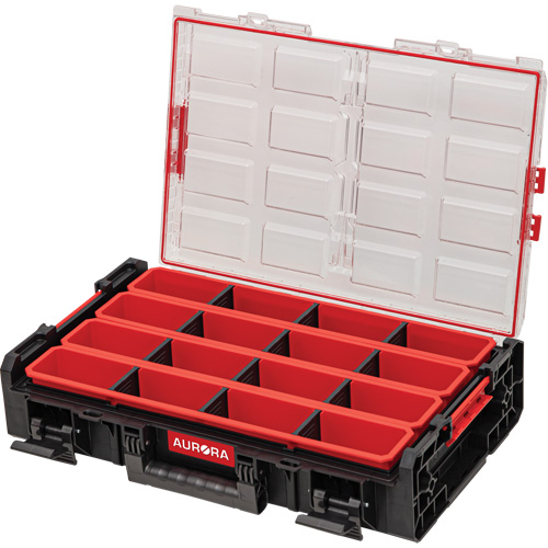Organisateur tr&egrave;s grand avec bacs longs Arx, 23" x 15-1/5" x 5", Noir Rock Safety Industrial Ltd