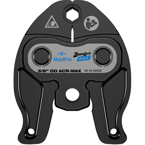 3/8" ZoomLock&reg; MAX Press Jaw for M12 FORCE LOGIC Press Tools Rock Safety Industrial Ltd