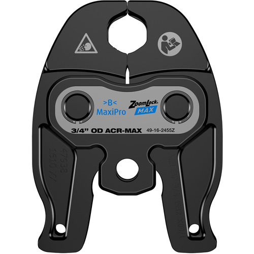 3/4" ZoomLock&reg; MAX Press Jaw for M12 FORCE LOGIC Press Tools Rock Safety Industrial Ltd