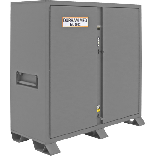 Armoire de rangement pour le chantier, Acier, 47,5 pi³, Gris Rock Safety Industrial Ltd