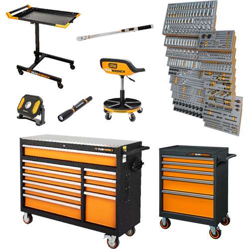 MEGAMOD Master Mechanics Tool Set in Premium Modular Foam Trays with Tool Storage, 1024 Pieces Rock Safety Industrial Ltd