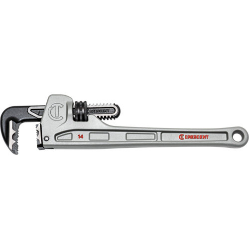 Cl&eacute; &agrave; tuyau &agrave; m&acirc;choires K9, Cap des m&acirc;choires 2-3/8", Longueur 14", Fini Rev&ecirc;tement en poudre, Prise Non-ergonomique Rock Safety Industrial Ltd