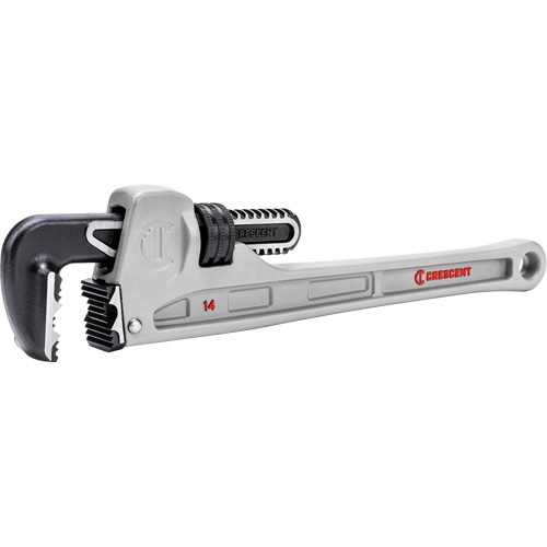 Cl&eacute; &agrave; tuyau &agrave; m&acirc;choires K9, Cap des m&acirc;choires 2-3/8", Longueur 14", Fini Rev&ecirc;tement en poudre, Prise Non-ergonomique Rock Safety Industrial Ltd