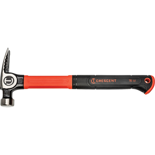 Marteau d'usage g&eacute;n&eacute;ral, 16 oz, Prise en Fibre de verre/Coussin&eacute;e, 14" lo Rock Safety Industrial Ltd