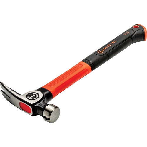 Marteau d'usage g&eacute;n&eacute;ral, 16 oz, Prise en Fibre de verre/Coussin&eacute;e, 14" lo Rock Safety Industrial Ltd
