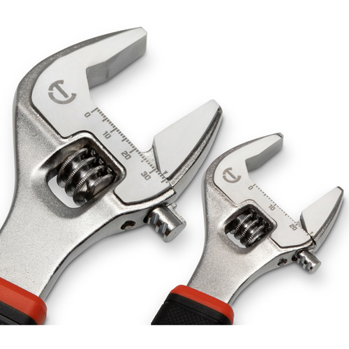 Quick-Fit-Jaw Adjustable Wrench Set, Adjustable, 2 Pieces, Imperial and Metric Rock Safety Industrial Ltd