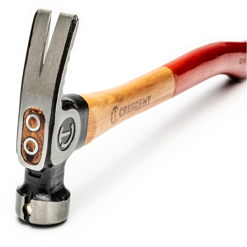 Milled-Face Framing Hammer, 22 oz., Wood Handle, 18" L Rock Safety Industrial Ltd