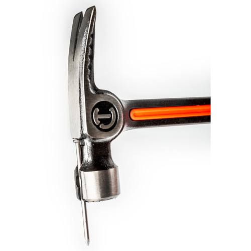 Marteau de charpente &agrave; face meul&eacute;e, 28 oz, Prise en Acier plein, 16" lo Rock Safety Industrial Ltd