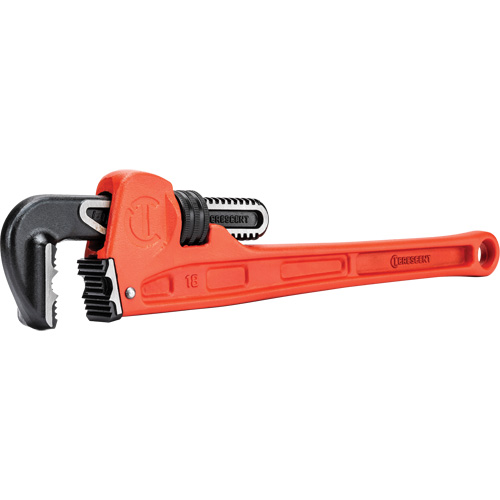 Cl&eacute; &agrave; tuyau &agrave; m&acirc;choires K9, Cap des m&acirc;choires 2-7/8", Longueur 18", Fini Rev&ecirc;tement en poudre, Prise Ergonomique Rock Safety Industrial Ltd