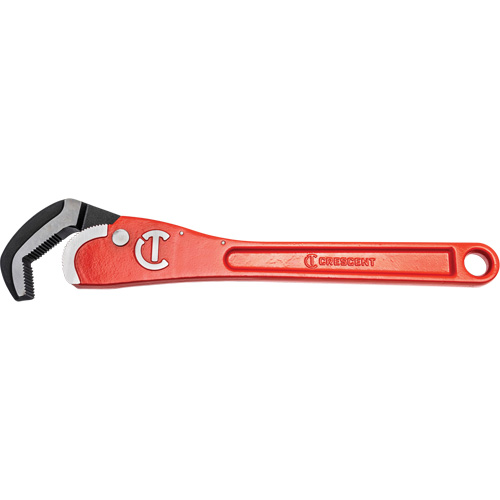 Cl&eacute; pour tuyau en acier auto-ajustable, Cap des m&acirc;choires 2-1/2", Longueur 16", Fini Rev&ecirc;tement en poudre, Prise Non-ergonomique Rock Safety Industrial Ltd