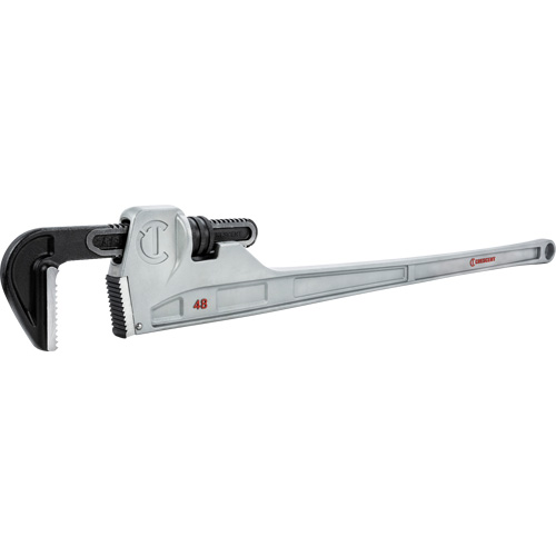 Cl&eacute; &agrave; tuyaux, Cap des m&acirc;choires 6", Longueur 48", Fini Rev&ecirc;tement en poudre, Prise Non-ergonomique Rock Safety Industrial Ltd
