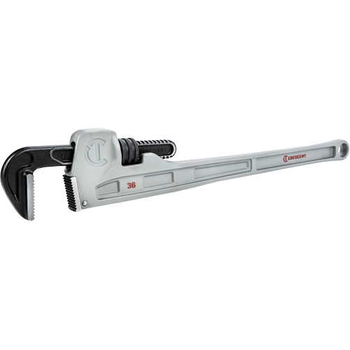 Cl&eacute; &agrave; tuyaux, Cap des m&acirc;choires 5", Longueur 36", Fini Rev&ecirc;tement en poudre, Prise Non-ergonomique Rock Safety Industrial Ltd